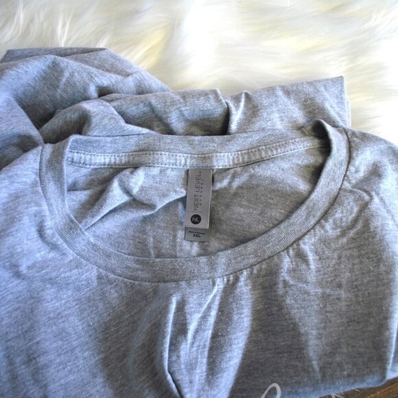 "BELIEVE IN BETTER" Women's Short Sleeve Tee Tshirt Gray XXL - Picture 3 of 3
